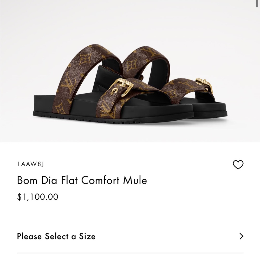 AUTHENTIC Louis Vuitton Bom Dia sandals - Picture 5 of 7